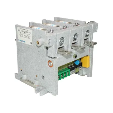 Контактор вакуумный КВТ-1,14-2,5/ 80-3 У3, трёхполюсный, 110В, 2з+1р, нереверсивный, без реле, IP00.