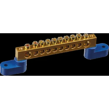 Шина нулевая на двух угловых изоляторах NBB-M812-10C2/B