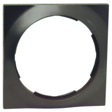 Рамка 4 поста, квадрат, S88, графит