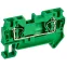 Клемма пружинная КПИ 2в-4 41А зеленый