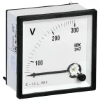Вольтметр 300В 96х96 AC непосредственное включение Э47