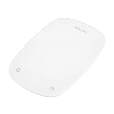 Весы кухонные электронные овальной формы до 5 кг, цвет белый