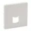 Valena LIFE Лицевая панель для одиночных телефонных/информационных розеток Белая