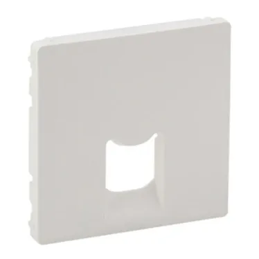 Valena LIFE Лицевая панель для одиночных телефонных/информационных розеток Белая