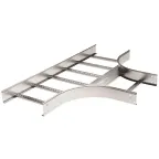 Ответвитель Т-образный 100х400, R900, в комплекте с крепежными элементами и соединительными пластинами, необходимыми для монтажа