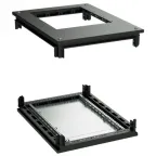 Крыша с фланцем и основание для 19'' IT-CQE 800x800. RAL9005