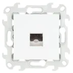 Розетка телефонная RJ11, белый