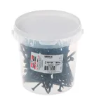 Саморез гипсокартон/металл 4,8х100 черный (100шт) - ведро