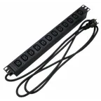 Блок розеток для 19д шкафовгоризонтальный12xIEC 320 C13(10A)