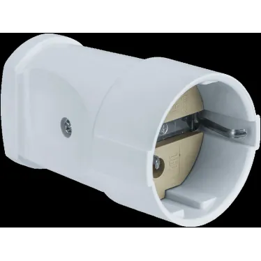 Розетка Navigator 61 366 NCA-SK01-16A-E-WH переносная с заземлением белая