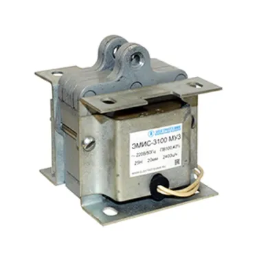 ЭМИС-3100 МУ3, 380В, тянущее исполнение, ПВ 100%, IP20, с гибкими выводами, электромагнит (ЭТ)