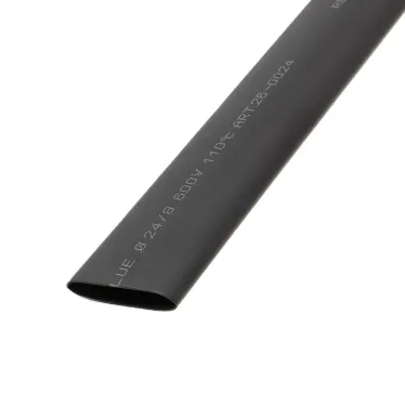 Трубка термоусаживаемая СТТК (3:1) двустенная клеевая 24,0/8,0мм, черная, упаковка 5 шт. по 1м