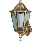 Светильник НБУ-100w вверх,Е27,IP44,чер.зол.Feron