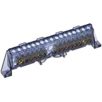 TEKFOR Шина N ноль в комбинированном DIN-изоляторе Стойка 8х12-(6+8)-Ч IEK