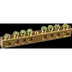 Шина нулевая 6х9мм 8/1 (8групп/крепеж по центру)