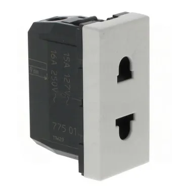 Mosaic Розетка без заземления 2К евро американский стандарт