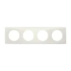 Рамка, четырехпостовая, белая перкаль