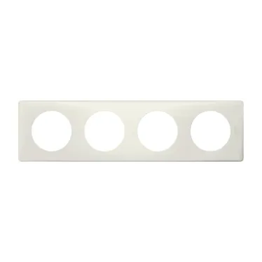 Рамка, четырехпостовая, белая перкаль