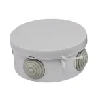 Коробка распаячная с крышкой КМР-040-039 наружная 85х40 АБС серая 4 входа IP54 PROxima