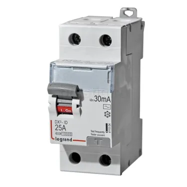 Выключатель дифференциального тока (УЗО) 2п 25А 30мА DX3 АC