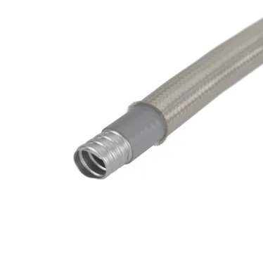 Металлорукав DN 20мм в гладкой EVA изоляции и оплетке из нержавеющей стали D внутреннний-20.5 мм D наружный- 27.0