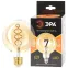 Лампа светодиодная филаментная F-LED G95-7W-824-E27 spiral gold (филамент, шар спир зол, 7Вт, тепл, E27) (20/560)