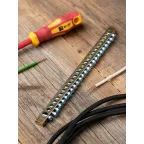 Шина PEN ноль-земля 6х9мм 24 отверстия латунь крепеж по краям PROxima