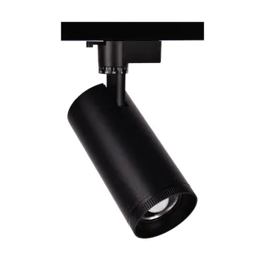 Светильник светодиодный на шинопровод ДПО-28Вт 3000К BL чёрный IP40 ZOOM 15-60 град.