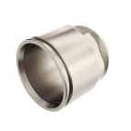 Муфта труба-коробка D-50мм IP66/IP67 М50х1.5 никелированная латунь