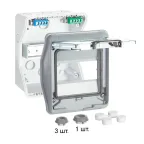 Щиток Ip65 6 модулей с шинками N+Pe Plexo 3