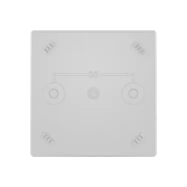 Коробка распределительная с кабельными вводами IP44 80х80х40мм (розница)