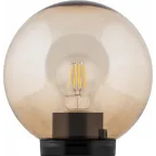 Светильник НТУ-01-60-253 Шар d-250мм золотой Е27 на трубу IP44