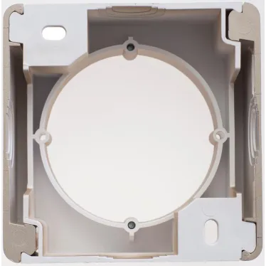 GLOSSA Коробка для наружного монтажа титан