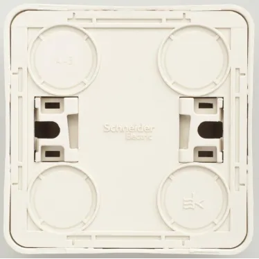 ЭТЮД Розетка без заземления со шторками наружная бежевая