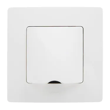 Вывод кабеля IP21 Etika с зажимом для кабеля белый