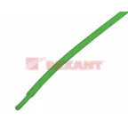 Термоусаживаемая трубка 1,5 0,75 мм, зеленая, упаковка 50 шт. по 1 м, REXANT