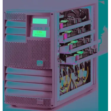 Источник бесперебойного питания Online Megaline 5000 ВА без АКБ Tower RS-232