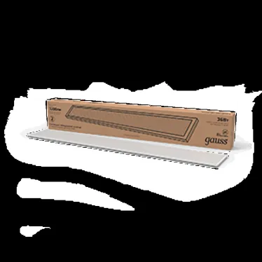 Светильник светодиодный ДПО 36 Вт 3200 лм 6500К AC 220В IP20 1200х180х19мм призма Офис Gauss