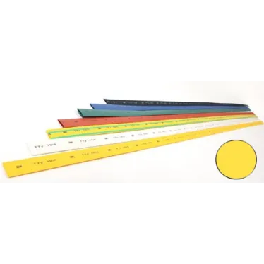 Трубка термоусаживаемая ТТУ 12/6 желтая (1м)