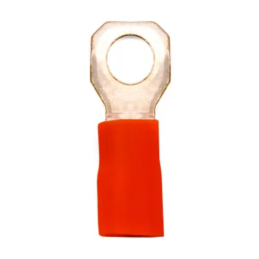Наконечник кабельный НКИ 1.5-6 с изолированным фланцем красный (100шт)