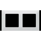 Valena LIFE Рамка 2 поста белая универсальная