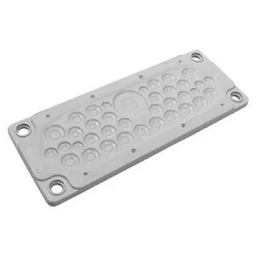 Ввод кабельный пластик V0 UL94 IP65 +130 - 40 36 отверстий