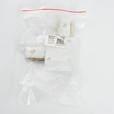 Коннектор угловой белый для встраиваемого шинопровода