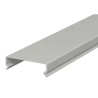 Крышка кабельного канала LKV 50 мм (ПВХ, серый)