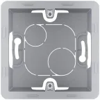 Коробка накладного монтажа 1 пост INSPIRIA алюминий