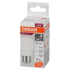 Лампа светодиодная LED 7 Вт E27 4000К 560Лм шарик 220 В (замена 60Вт) OSRAM