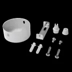 Светильник светодиодный трековый на шинопровод ДПО-10Вт 3000К 600Лм 30° BL (белый) на подвесе (1м) IP40 Jazzway