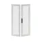 Дверь перфорированная двухстворчатая для IT-CQE 2200x600 RAL7035