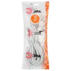 Удлинитель UX(6)-1-5m без заземл, ПВС 2x0,75 мм2, 1гн, 5м (20/720) UX(6)-1-5m