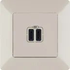 Valena LIFE Рамка 1 пост слоновая кость универсальная